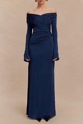 Therese Off Shoulder Ruched Maxi Dress | Dress In Beauty